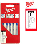 Milwaukee 4932274315 / t 127 d hss decoupeerzaagblad - aluminium (5st) - t 127 d-0