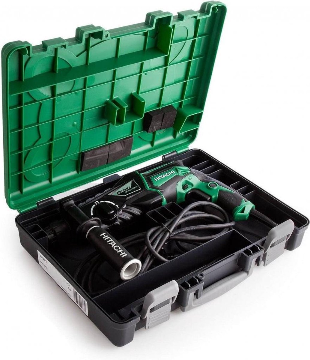 Hikoki DH26PB2 hammer drill - 830W - 3.2 Joule - SDS Plus - including case-0