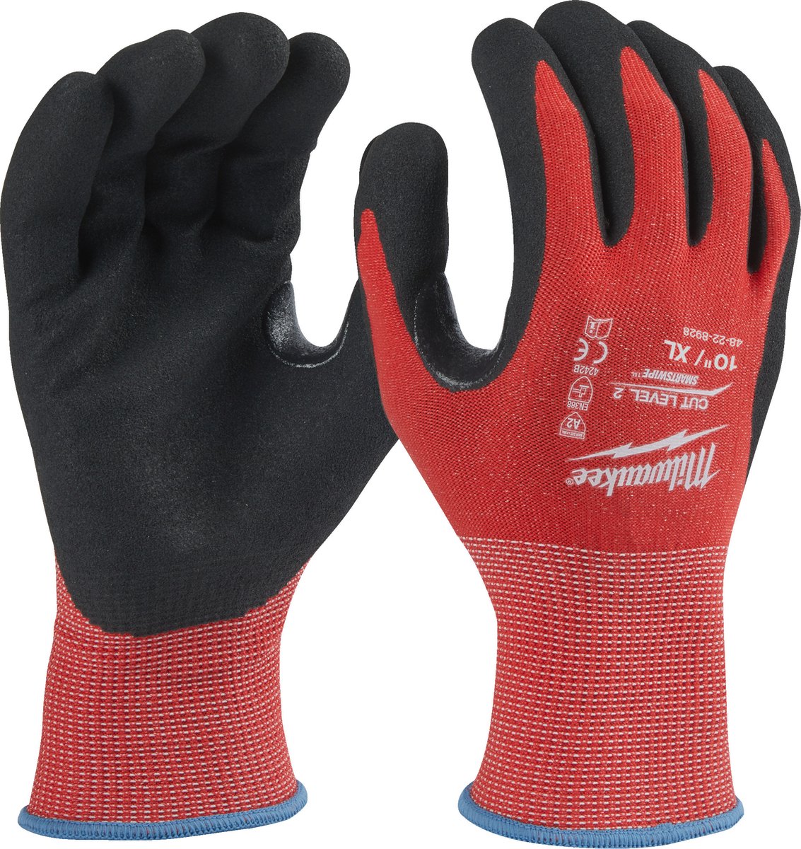 Milwaukee 4932479909 cut b gloves cut b gloves - 10 xl - 1pc-0