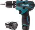 Makita df330dwe cordless drill - 10.8v - 1.3 ah li-ion - incl. 2 batteries-0