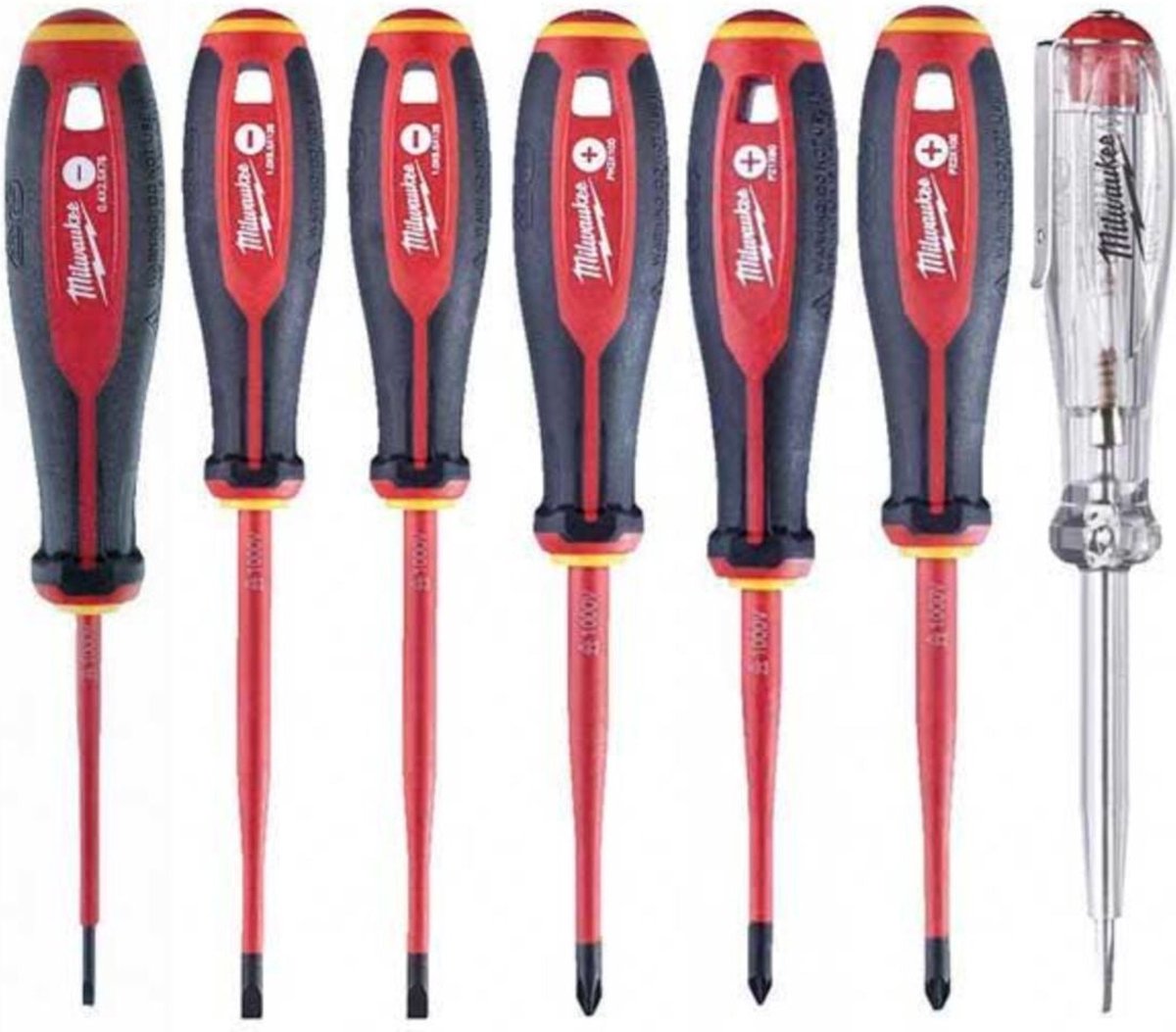 Milwaukee tri-lobe vde screwdriver pz set - 7-piece - 4932478738-0