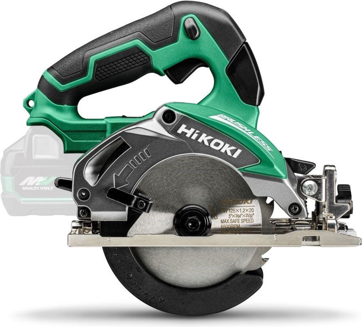 Hikoki c1805daw2z cordless circular saw - 18 v 47 mm - excluding charger and batteries - hsc iv case-0