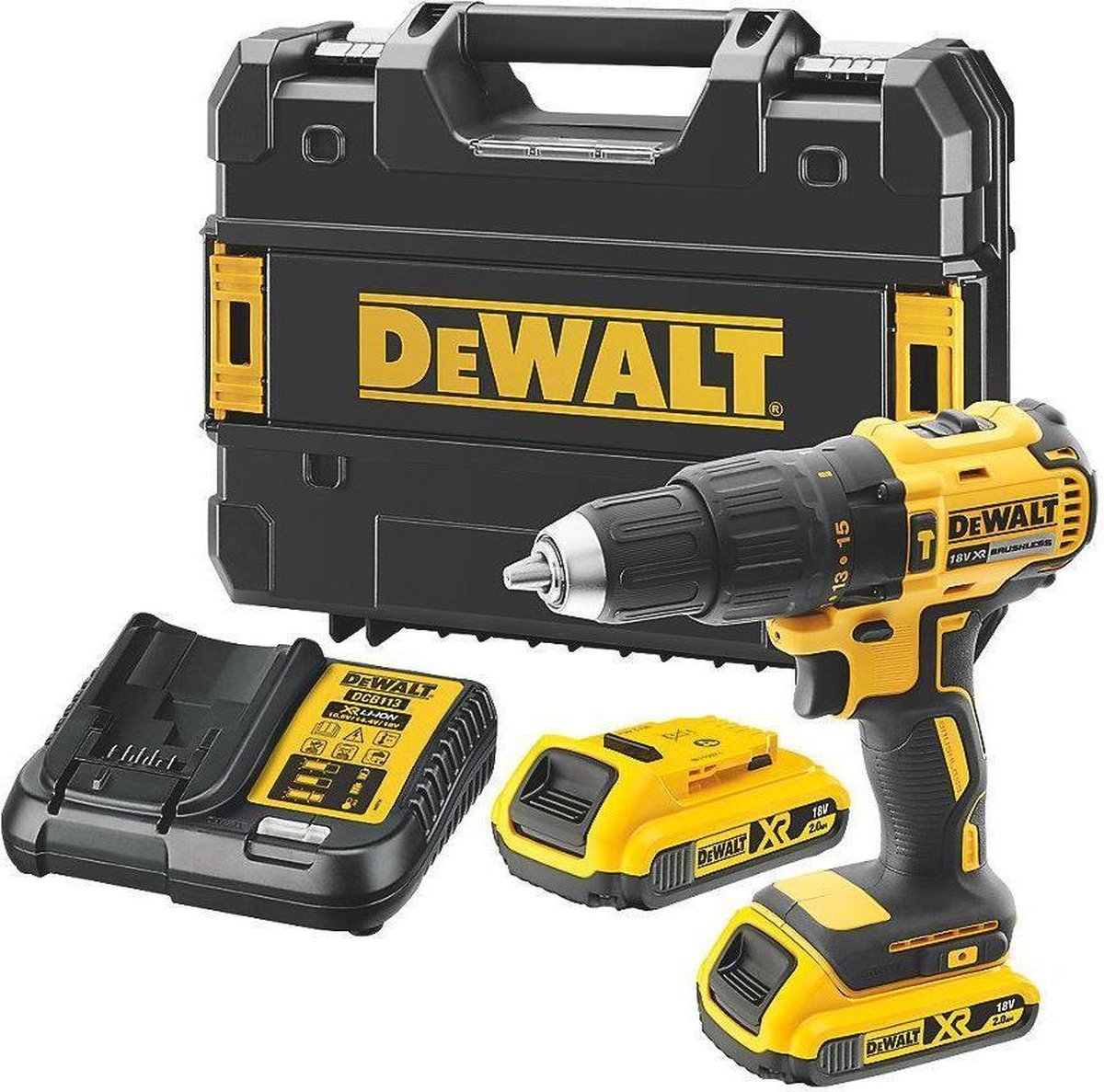 Dewalt dcd778d2t cordless impact drill | 18v 2.0ah li-ion - dcd778d2t-0