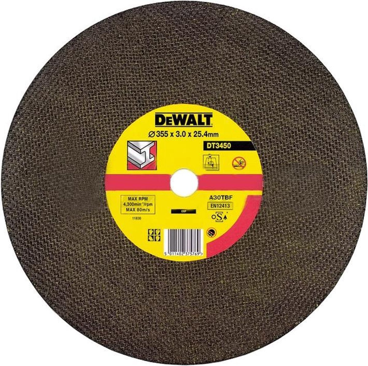 Dewalt dt42800, dt3450 cutting disc 355mm-0