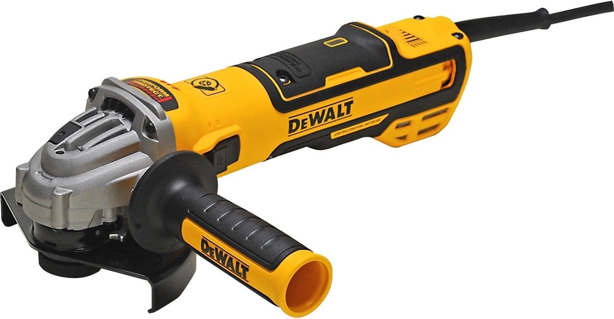 Dewalt dwe4357-qs - 1700w 125mm angle grinder electronically adjustable - dwe4357-qs-0