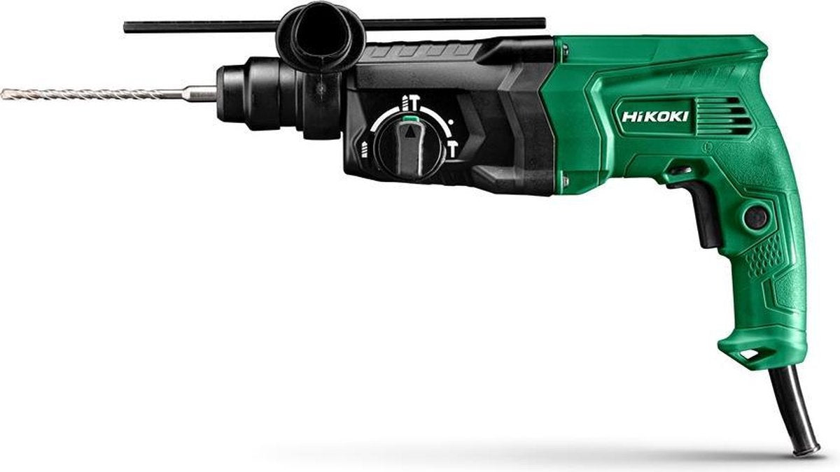 Hikoki dh24ph2wsz sds-plus hammer drill in case - 24mm - 730w - 2.7y-0