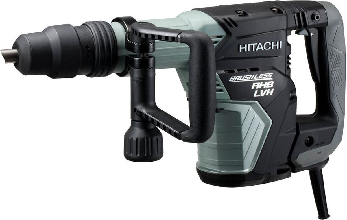 Hikoki H45me Wtz SDS-Max Demolition Hammer 7 kg Chipping Hammer in Case Brushless 8.5 Joule 1150Watt SDS Demolition Hammer with AHB-0