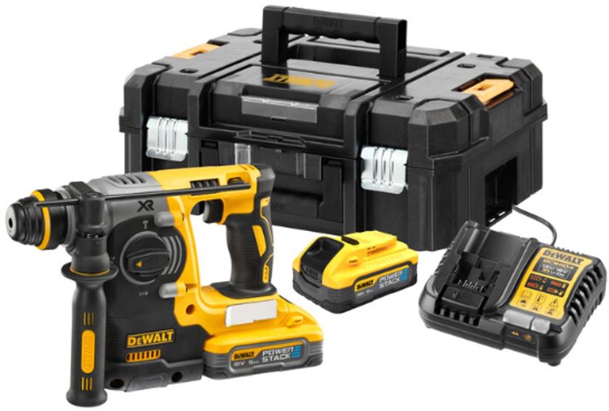 Dewalt dch273h2t-qw cordless hammer drill SDS-plus 18V-0