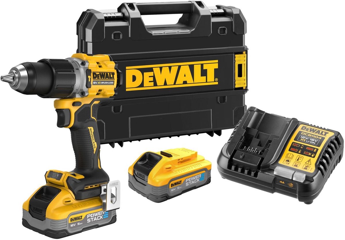 Dewalt dcd805h2t - impact drill - 18v - 90nm - 5.0 ah-0