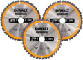 Dewalt accessories dt1962 | circular saw blade | 216x30mm | 3-pack - dt1962-qz-0
