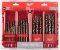 Milwaukee metal drill set - 25-piece - red cobalt-0
