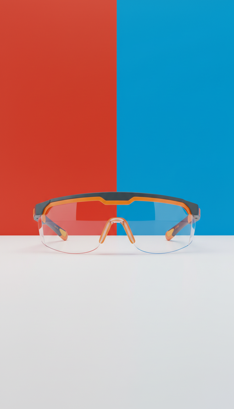 Safety Glasses with Anti-Fog Coating