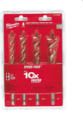 Milwaukee set zelfvoedende houtboren (4-delig) - 4932479477-0