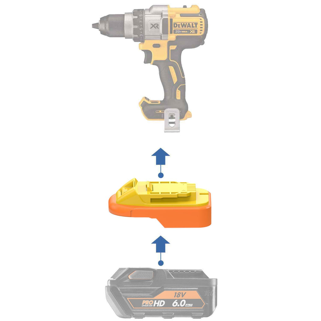 AEG 18V to DeWalt 20V Battery Adapter-0