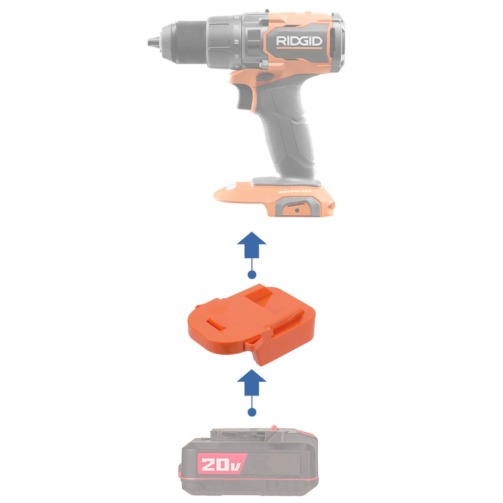 Bauer 20V to RIDGID 18V Battery Adapter-0
