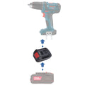 Bauer 20V to Bosch (Blue) 18V Battery Adapter-0