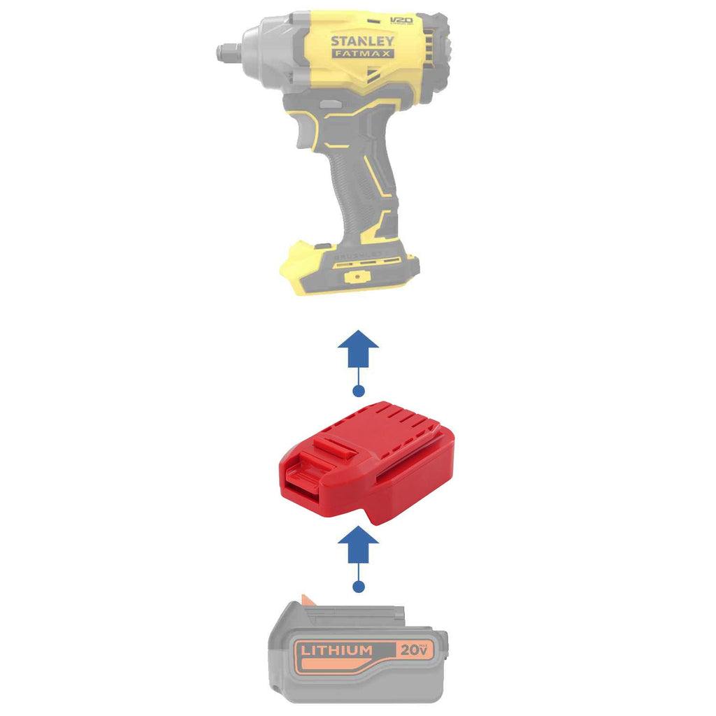 Black and Decker 20V to Stanley V20 Battery Adapter-0