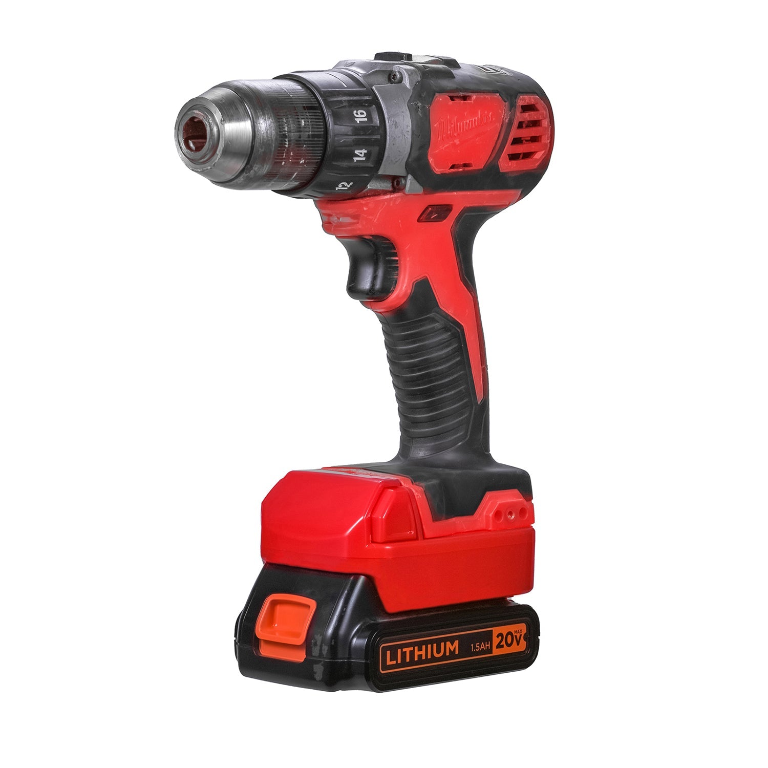 Black and Decker 20V to Milwaukee 18V Battery Adapter-2