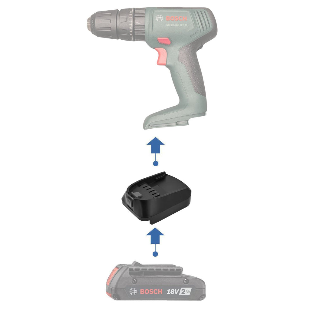 Bosch (Blue) 18V to Bosch (Green) 18V Battery Adapter-0