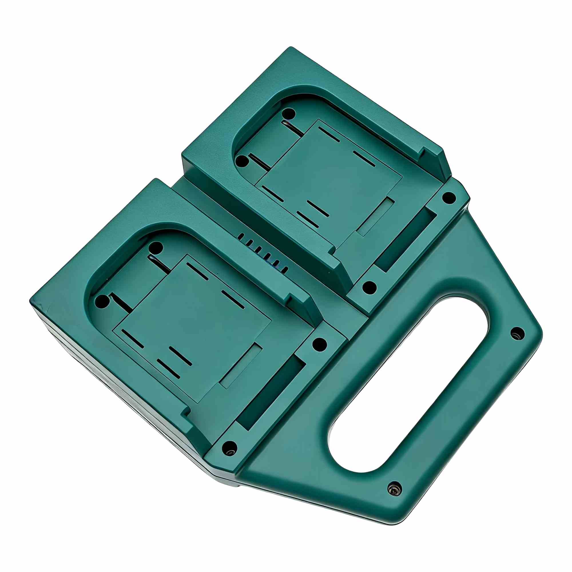 4-Bank Battery Holder & Carrier for Bosch Professional (Blue) GBA 18V Batteries-3