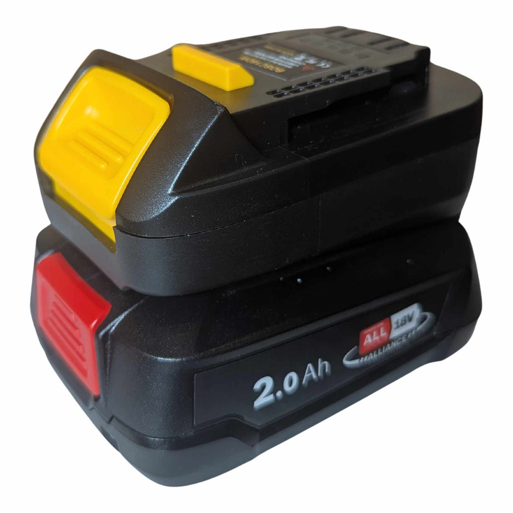 Bosch (Green) 18V to DeWalt 20V Battery Adapter-3