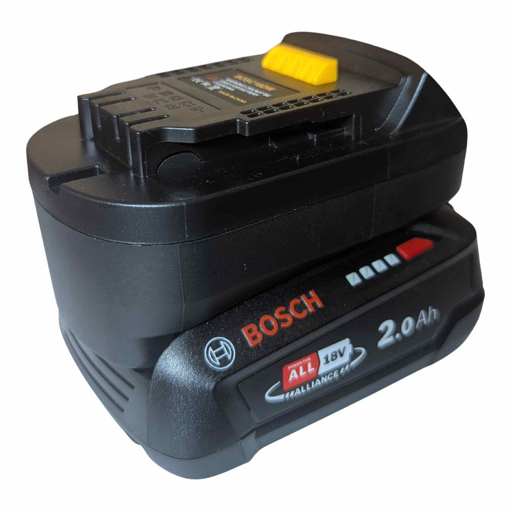 Bosch (Green) 18V to DeWalt 20V Battery Adapter-4