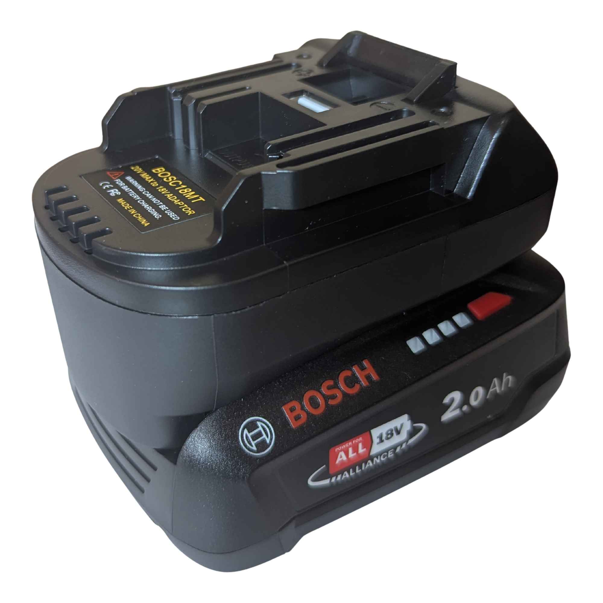 Bosch (Green) 18V to Makita 18V Battery Adapter-4