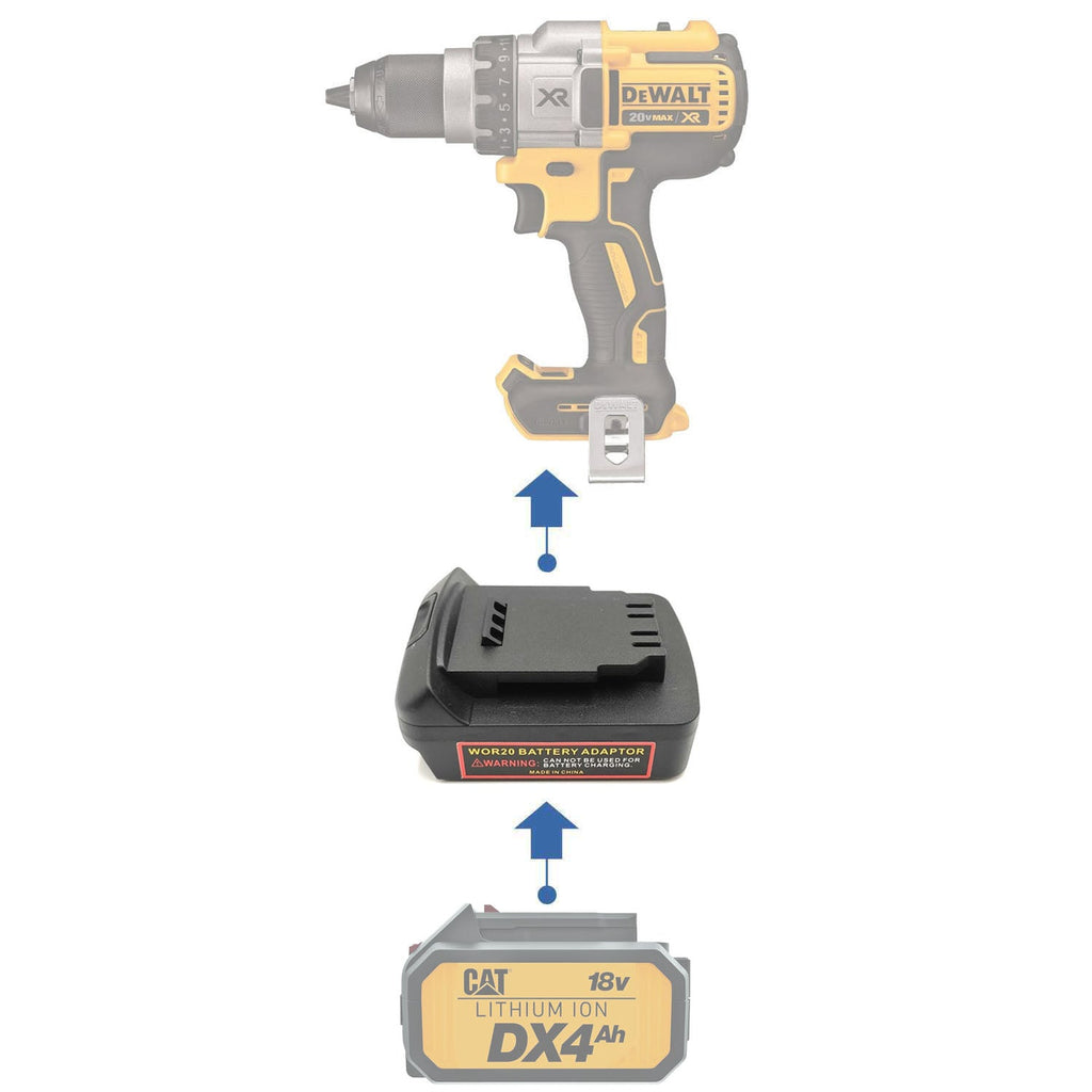 CAT 18V to DeWalt 20V Battery Adapter-0