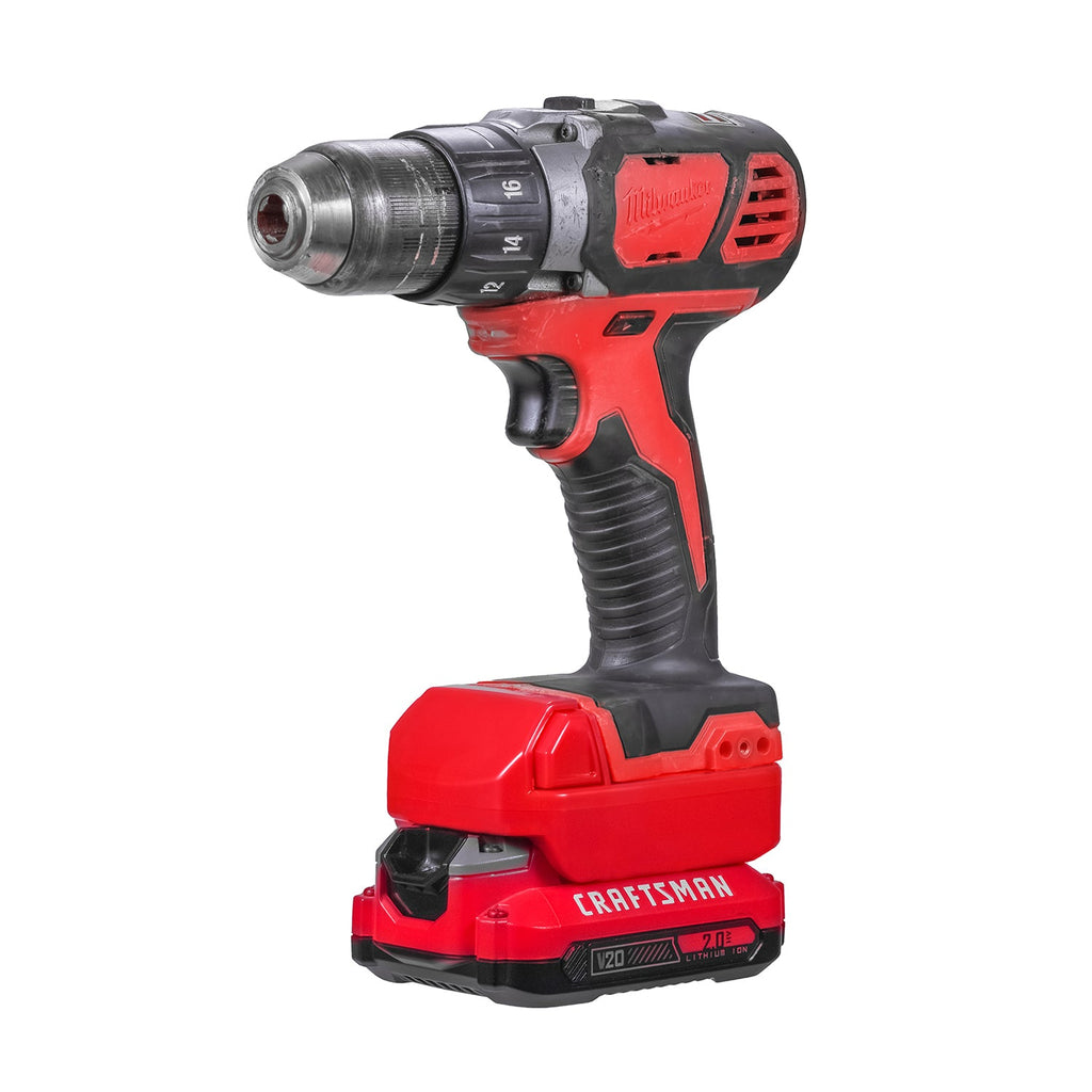 Craftsman 20V to Milwaukee 18V Battery Adapter-4