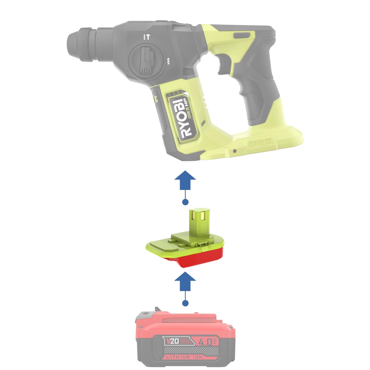 Craftsman 20V to Ryobi 18V Battery Adapter-0