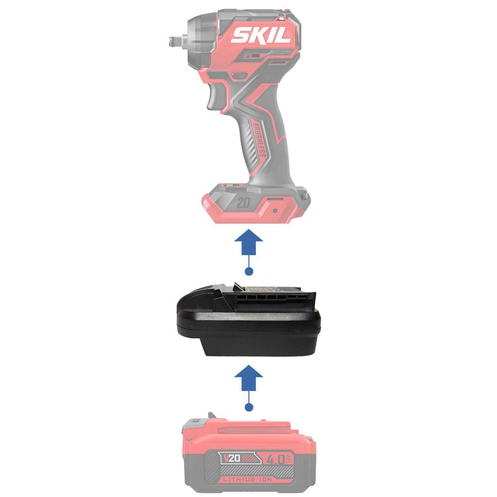 Craftsman 20V to SKIL 20V Battery Adapter-0