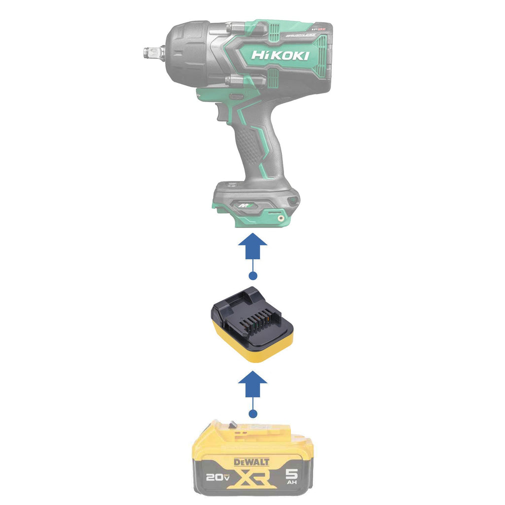 DeWalt 20V to Hikoki 18V Battery Adapter-0