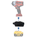 DeWalt 20V to Einhell PXC 18V Battery Adapter-0