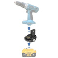 DeWalt 20V to Makita 18V (Ni-Cd) Battery Adapter-0