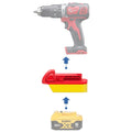 DeWalt 20V to Milwaukee 18V Battery Adapter-0
