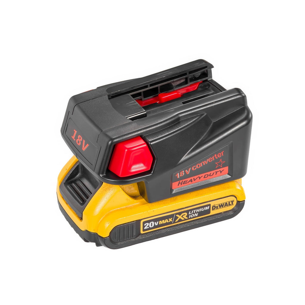 DeWalt 20V to Milwaukee V18 Ni-Cd Battery Adapter-2