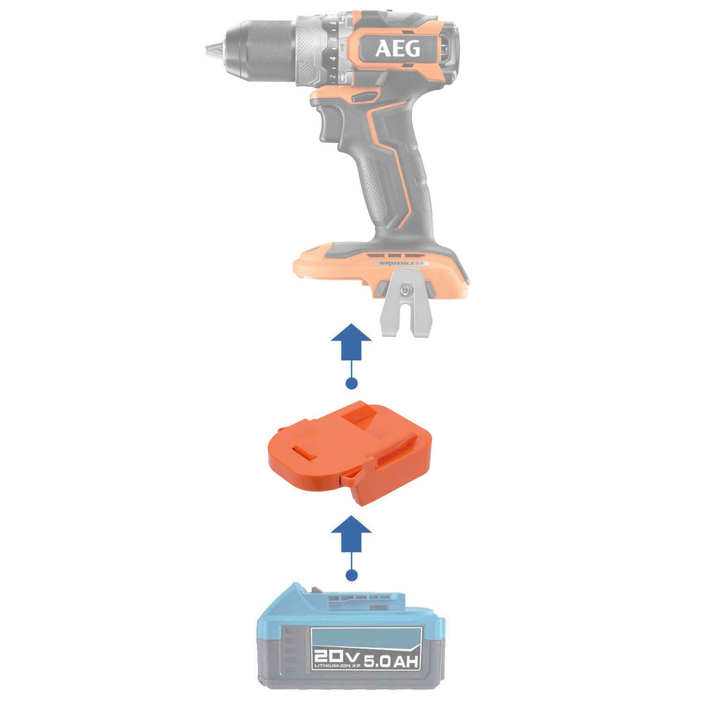 Hercules 20V to AEG 18V Battery Adapter-0