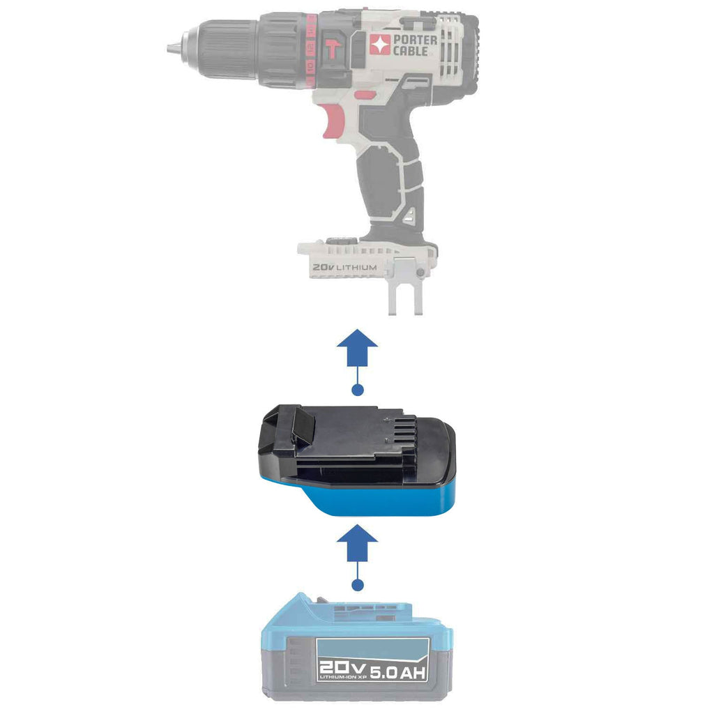 Hercules 20V to Porter Cable 20V Battery Adapter-0