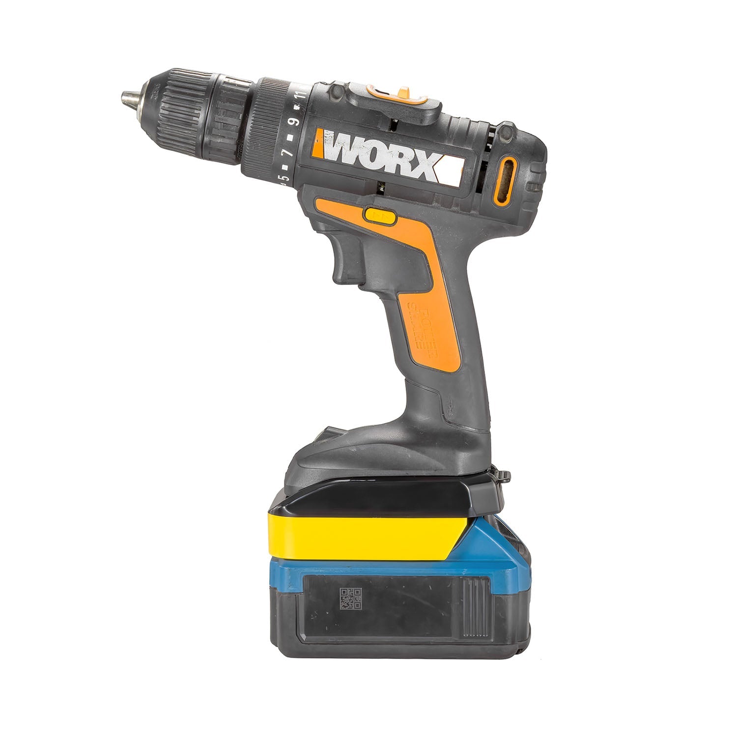 Hercules 20V to WORX 20V PowerShare (Orange) Battery Adapter-2