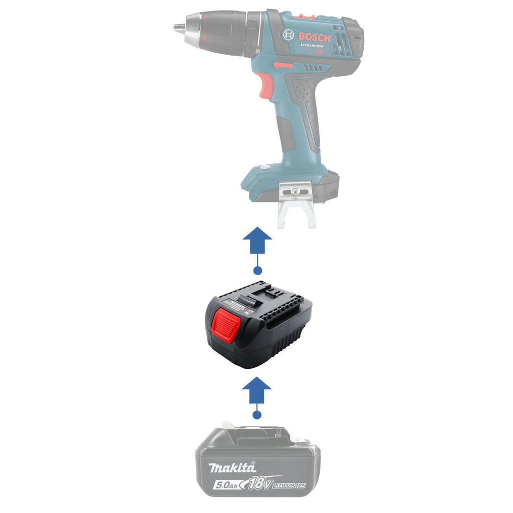 Makita 18V to Bosch (Blue) 18V Battery Adapter-0
