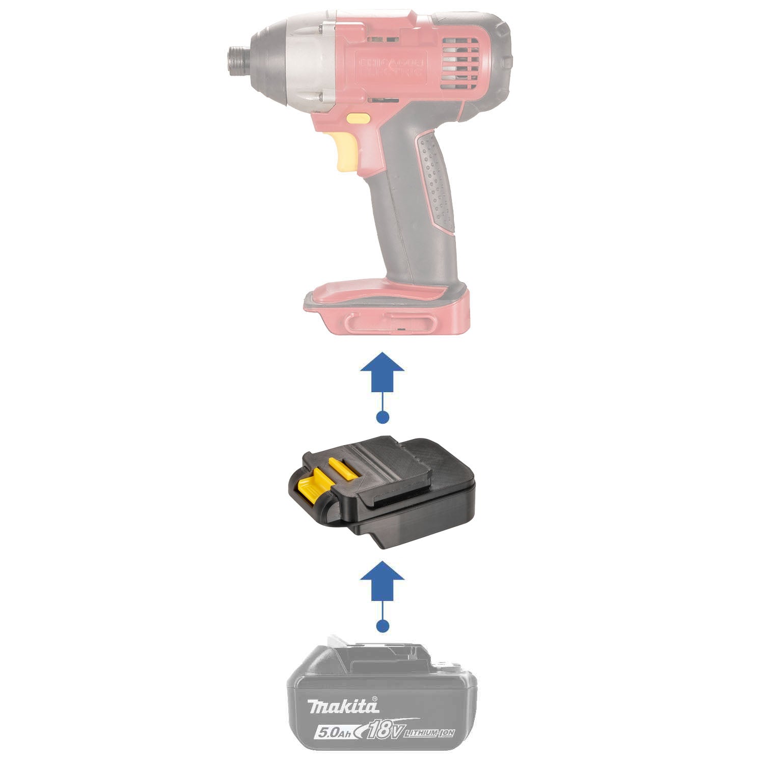 Makita 18V to Chicago Electric 18V Battery Adapter-0