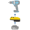 Makita 18V to Hercules 20V Battery Adapter-0