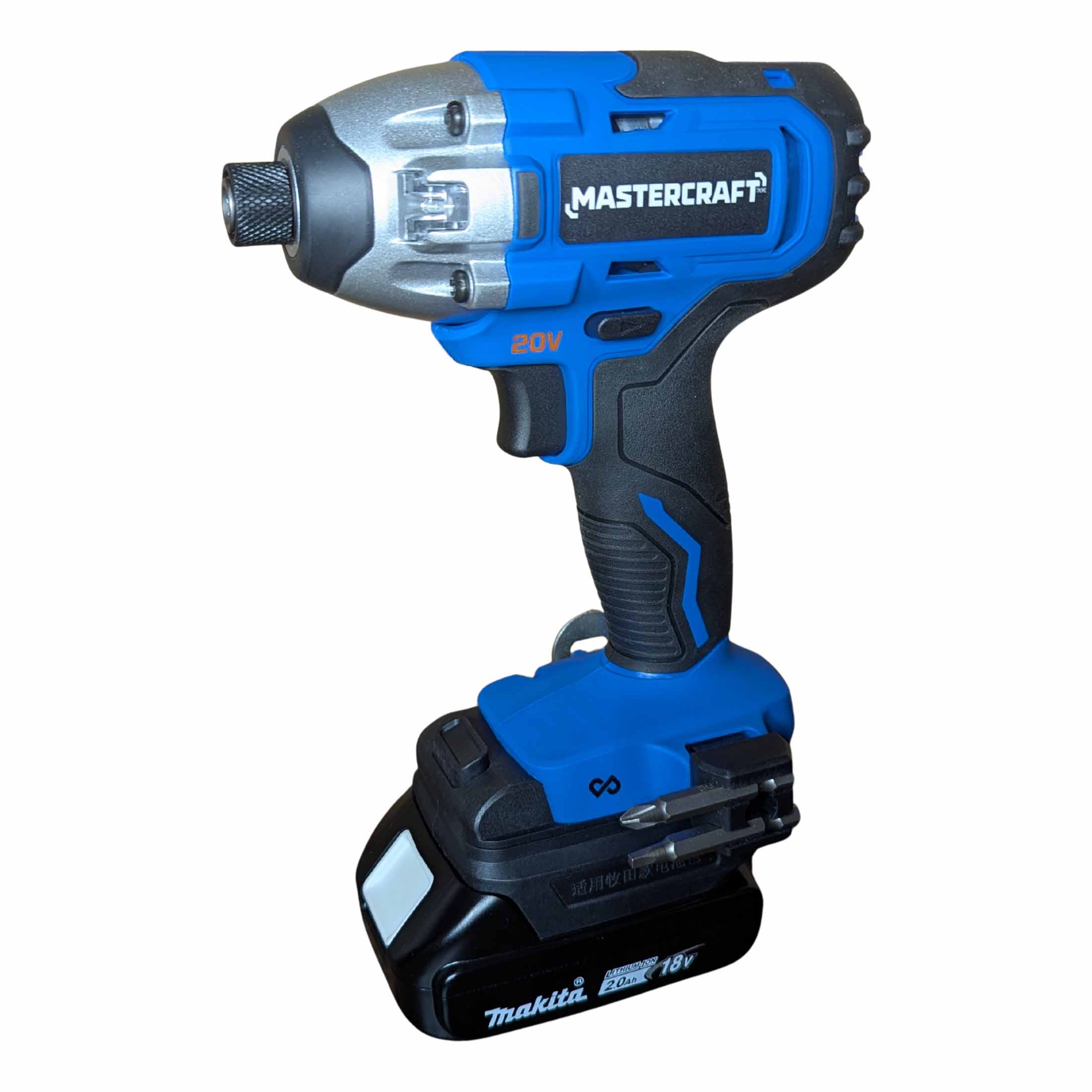 Makita 18V to Mastercraft 20V (Blue) Battery Adapter-1
