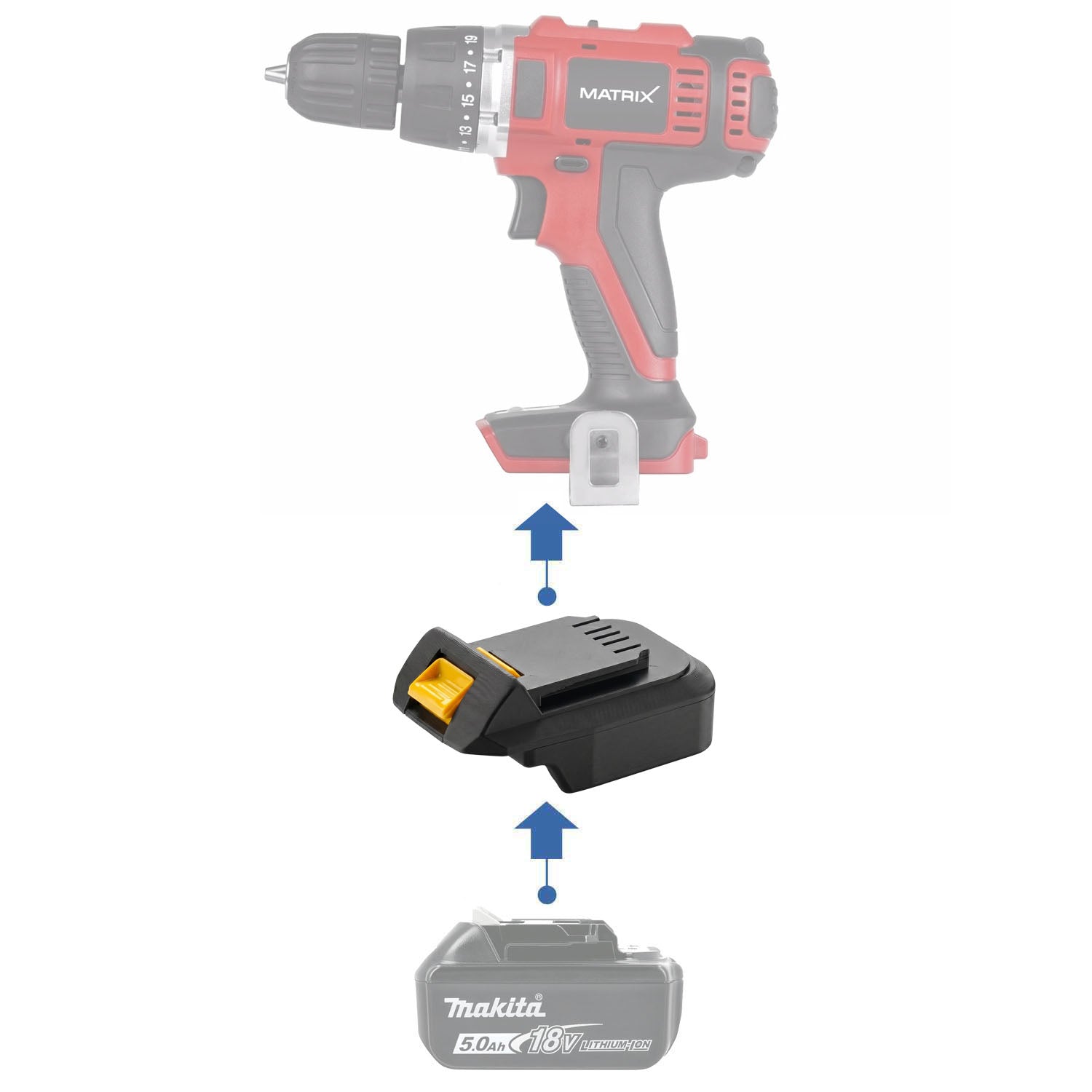 Makita 18V to MATRIX 20V Battery Adapter-0
