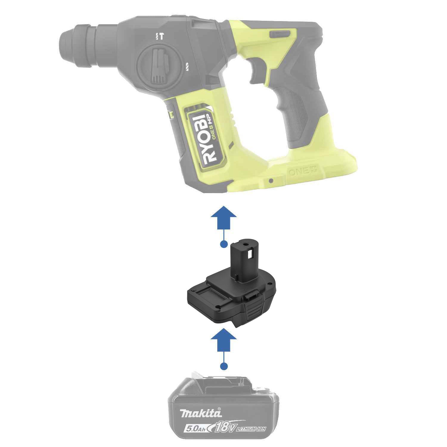 Makita 18V to Ryobi 18V Battery Adapter-0