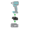 Mastercraft 20V (Blue) to Makita 18V Battery Adapter-0