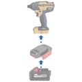 Milwaukee 18V to Bostitch 18V Battery Adapter-0