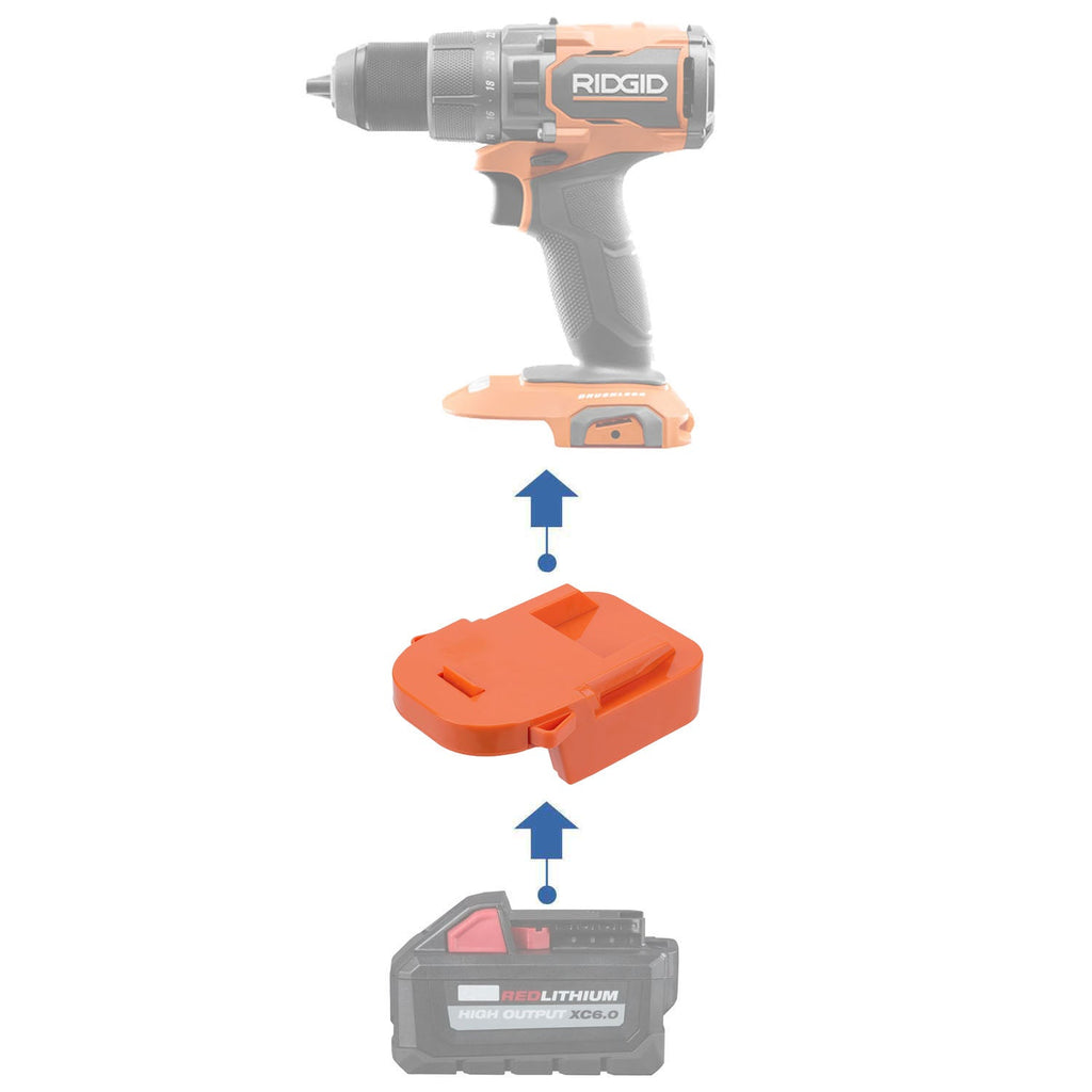 Milwaukee 18V to RIDGID 18V Battery Adapter-0
