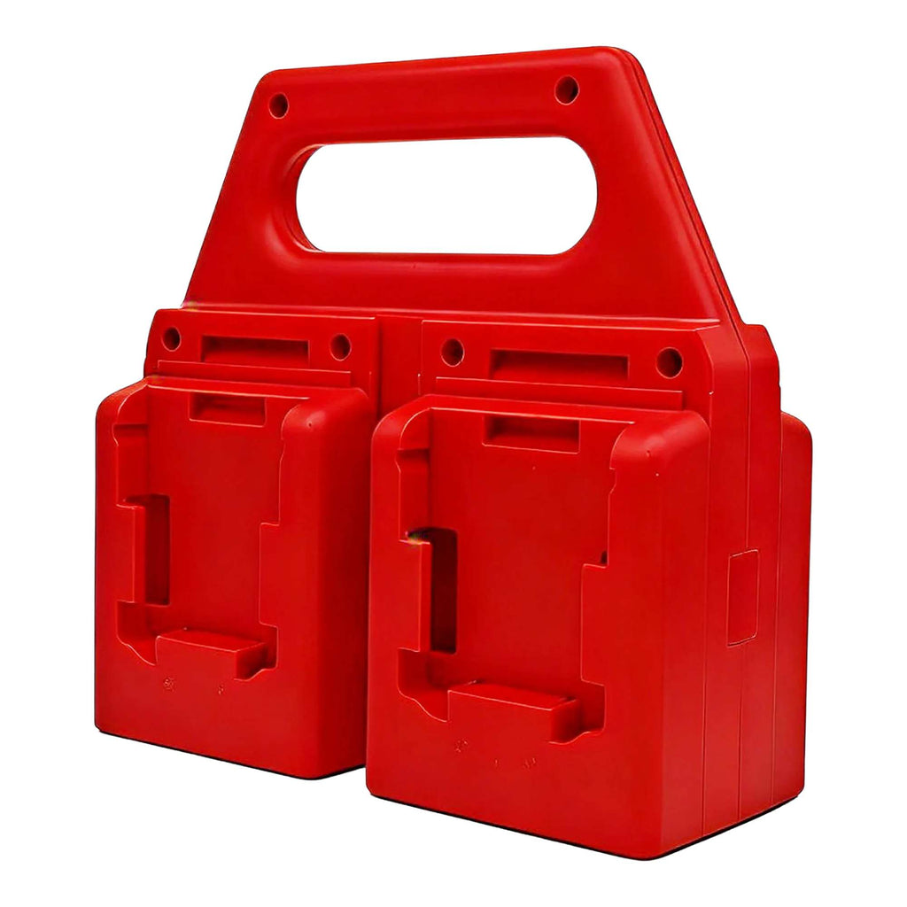 4-Bank Battery Holder & Carrier for Milwaukee M18 18V Batteries-0