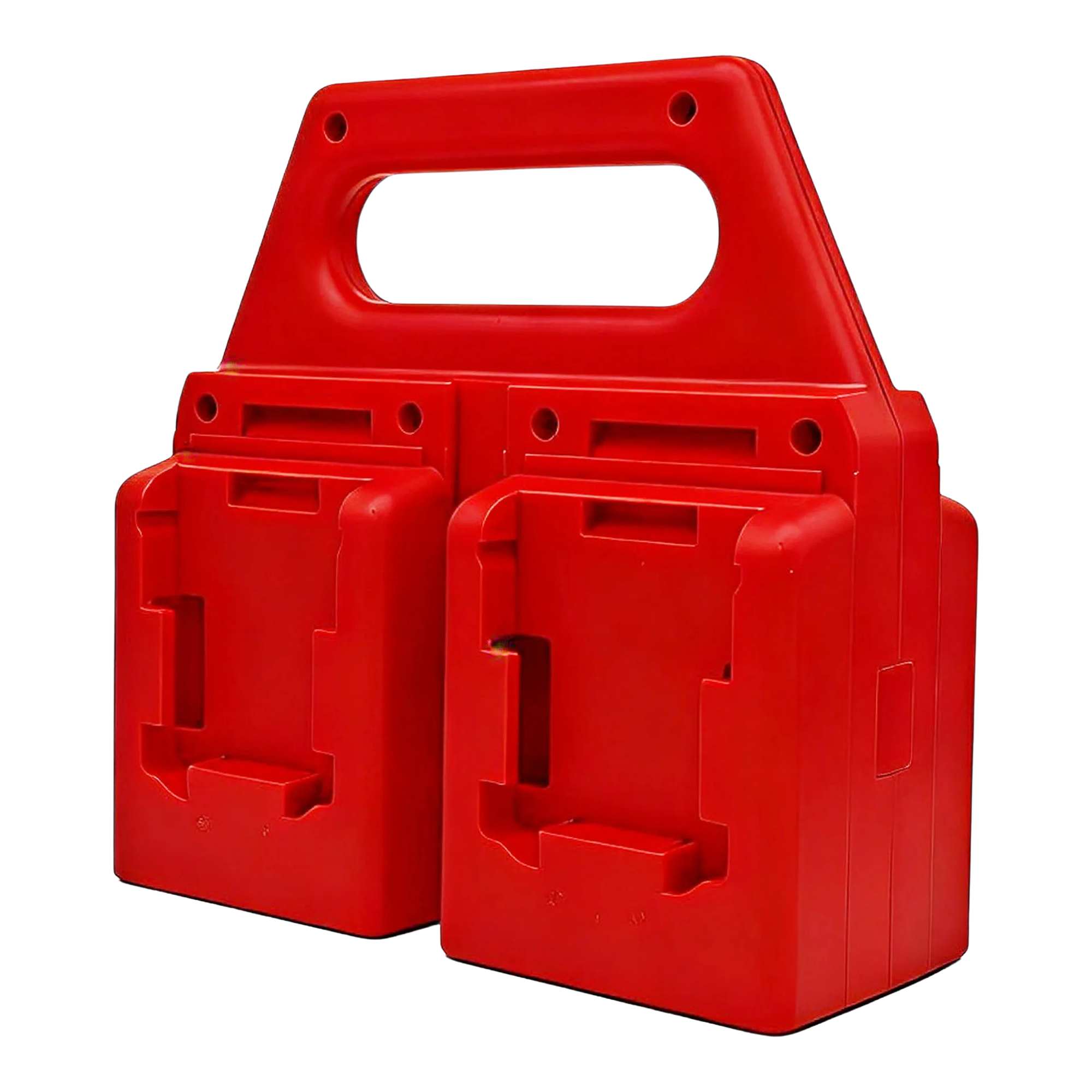 4-Bank Battery Holder & Carrier for Milwaukee M18 18V Batteries-0